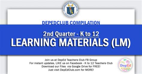 k to 12 teachers club|k to 12 learning materials .